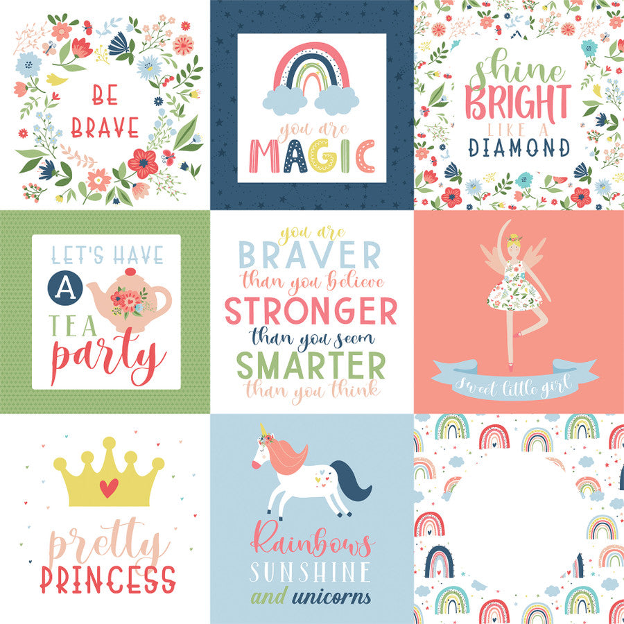 Collection of colorful children's posters with motivational quotes and illustrations.