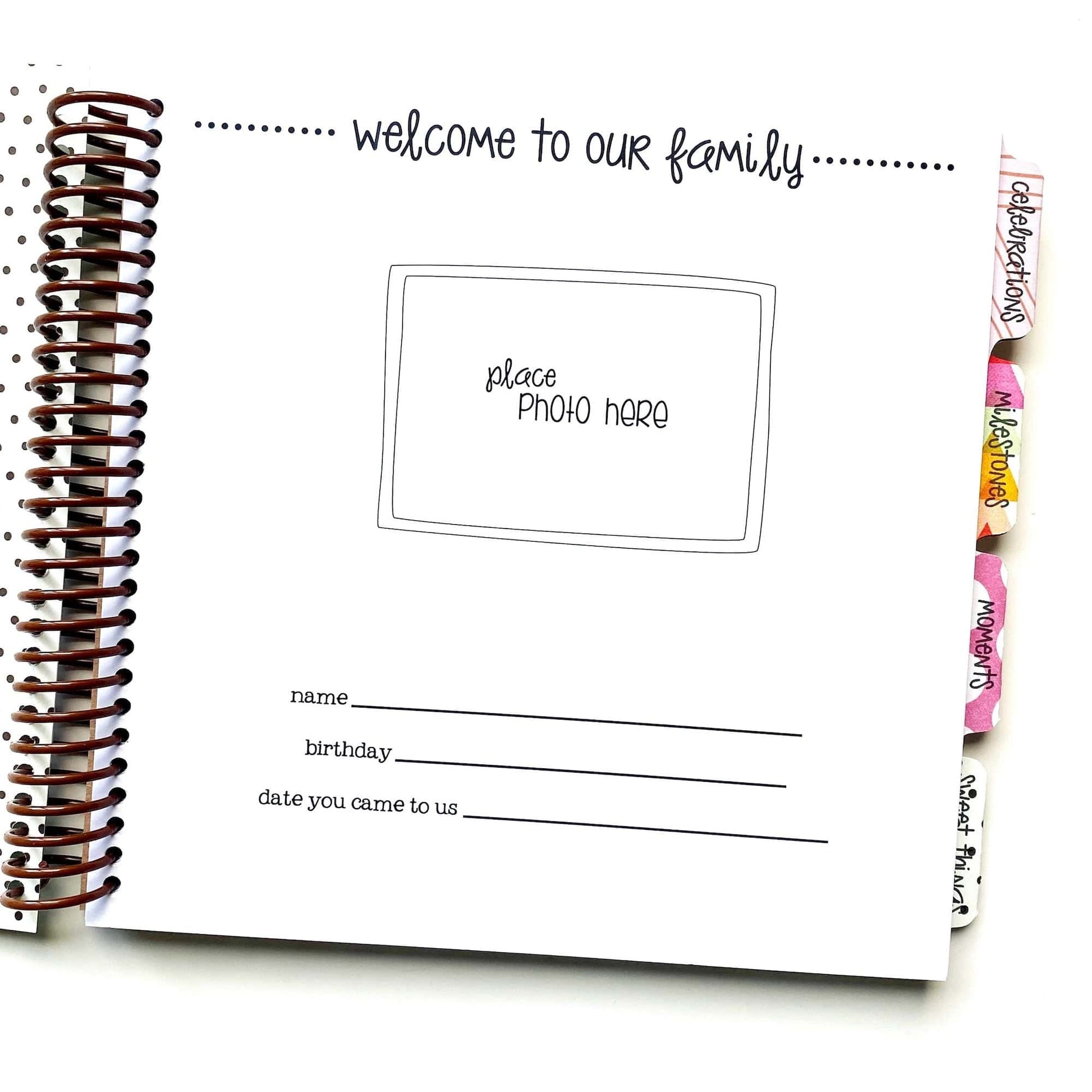 Foster Child Baby Book