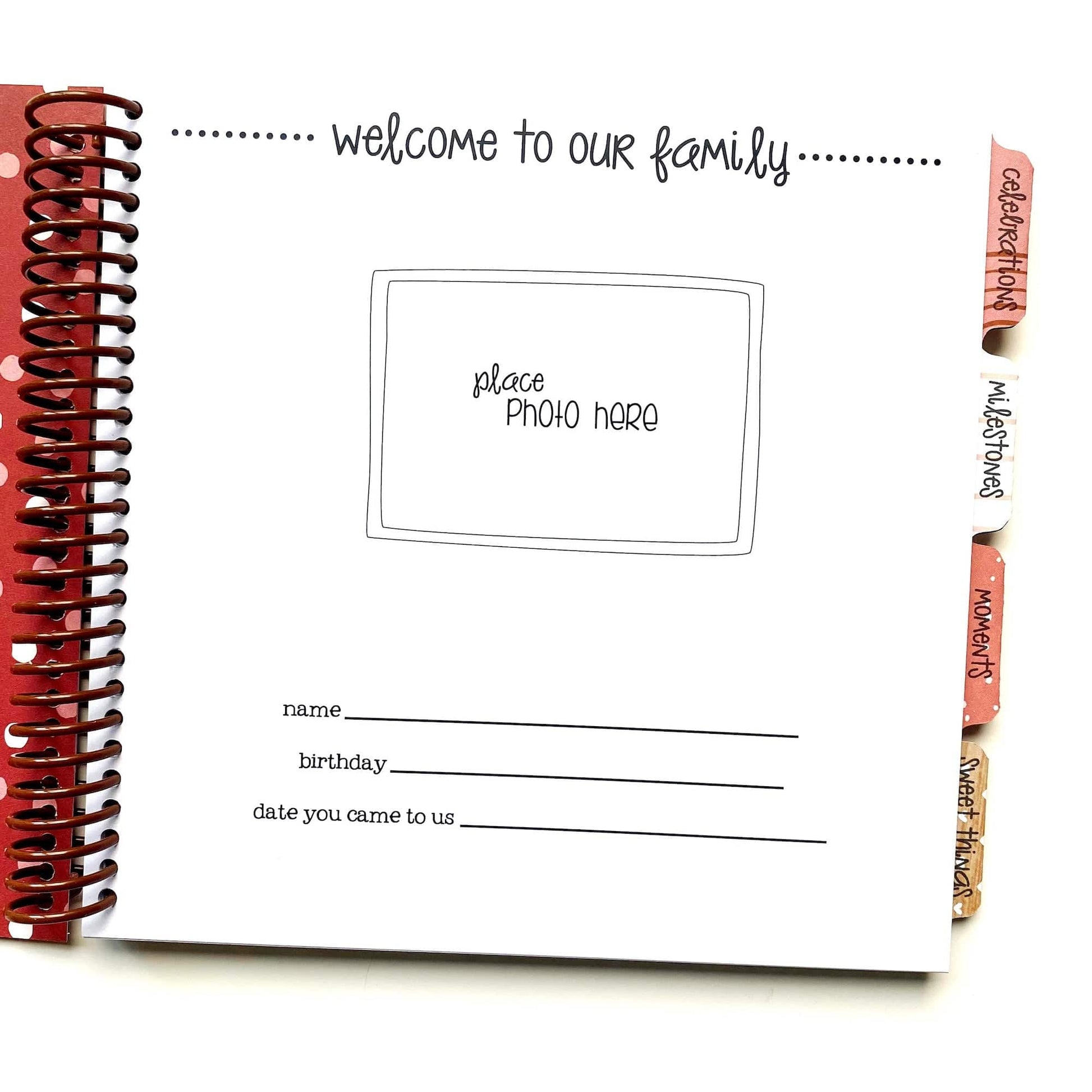 Foster Child Baby Book