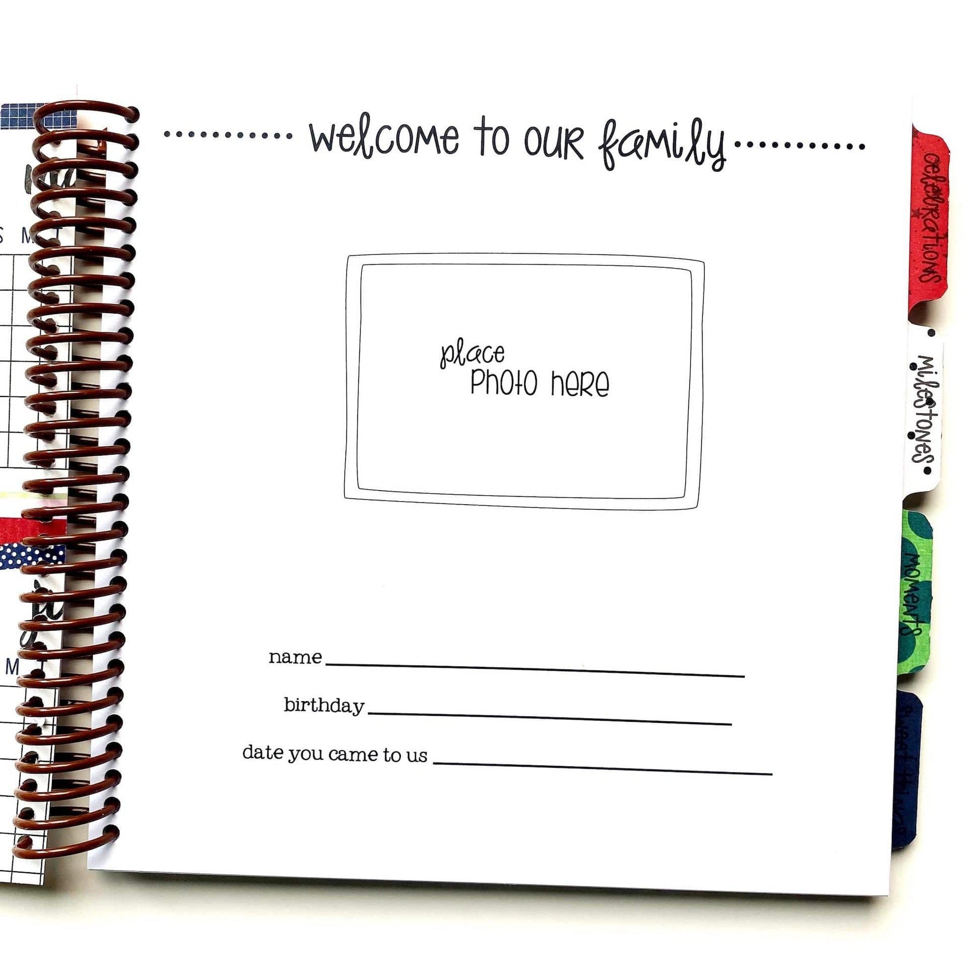 Foster Child Baby Book
