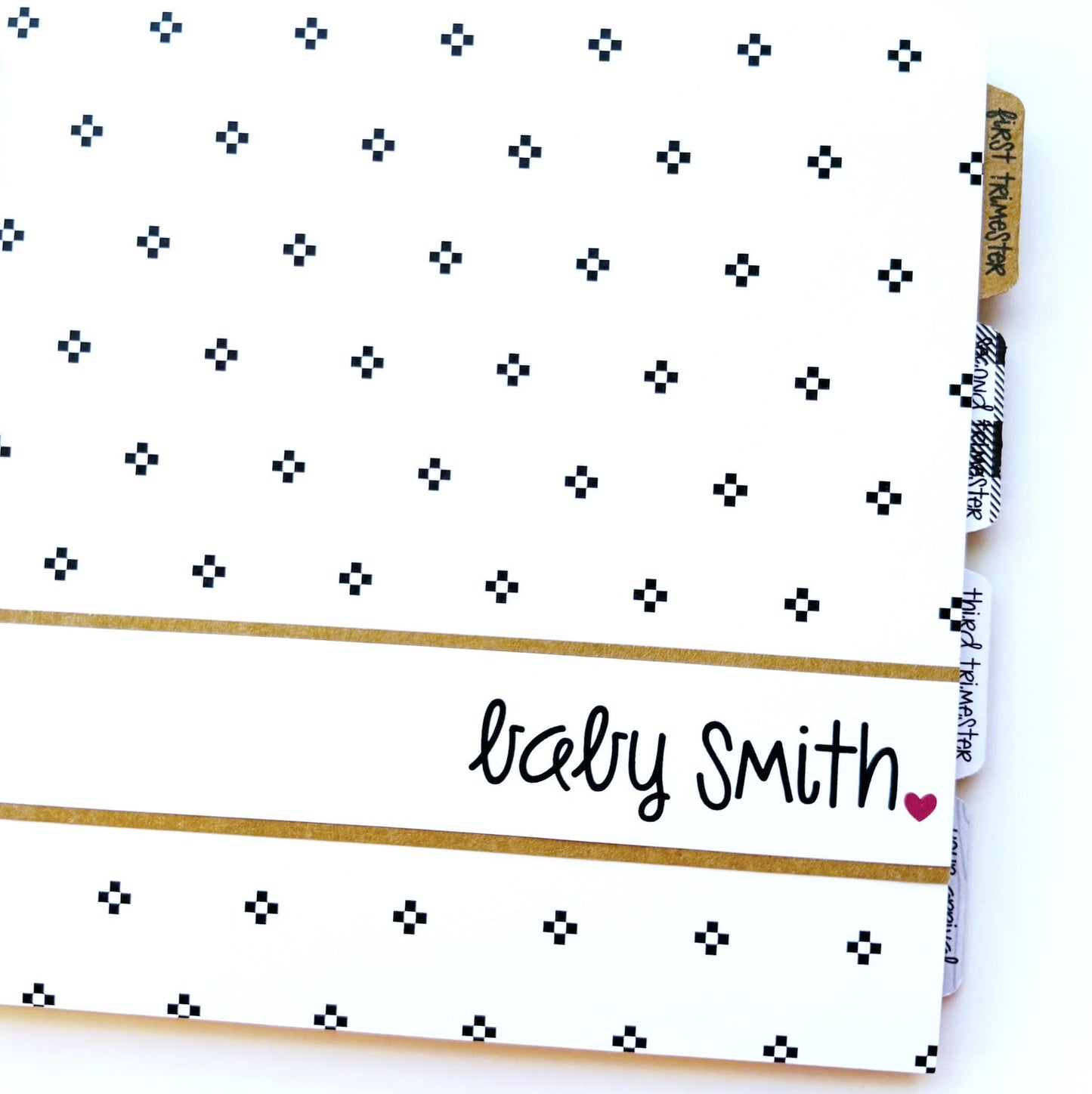 minimalist pregnancy journal
