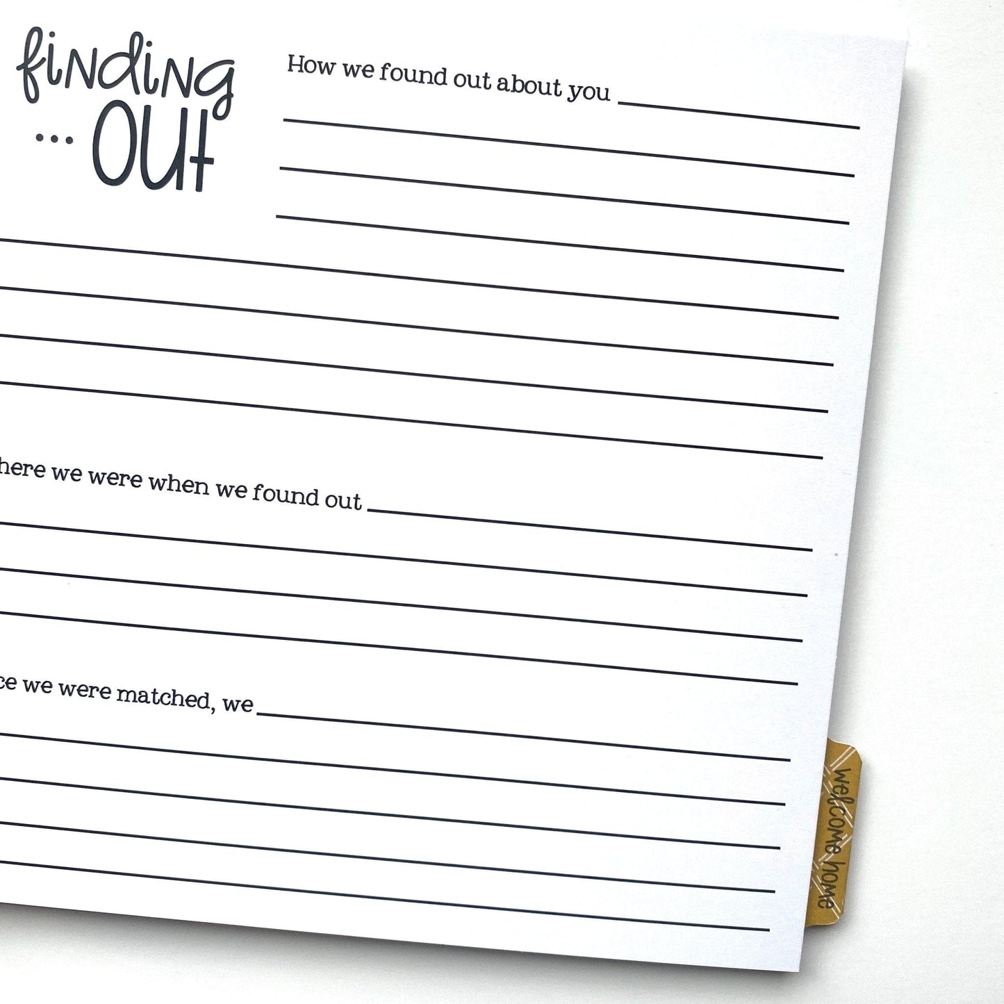 adoption journal