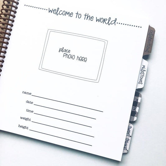 Buffalo Check Baby Book