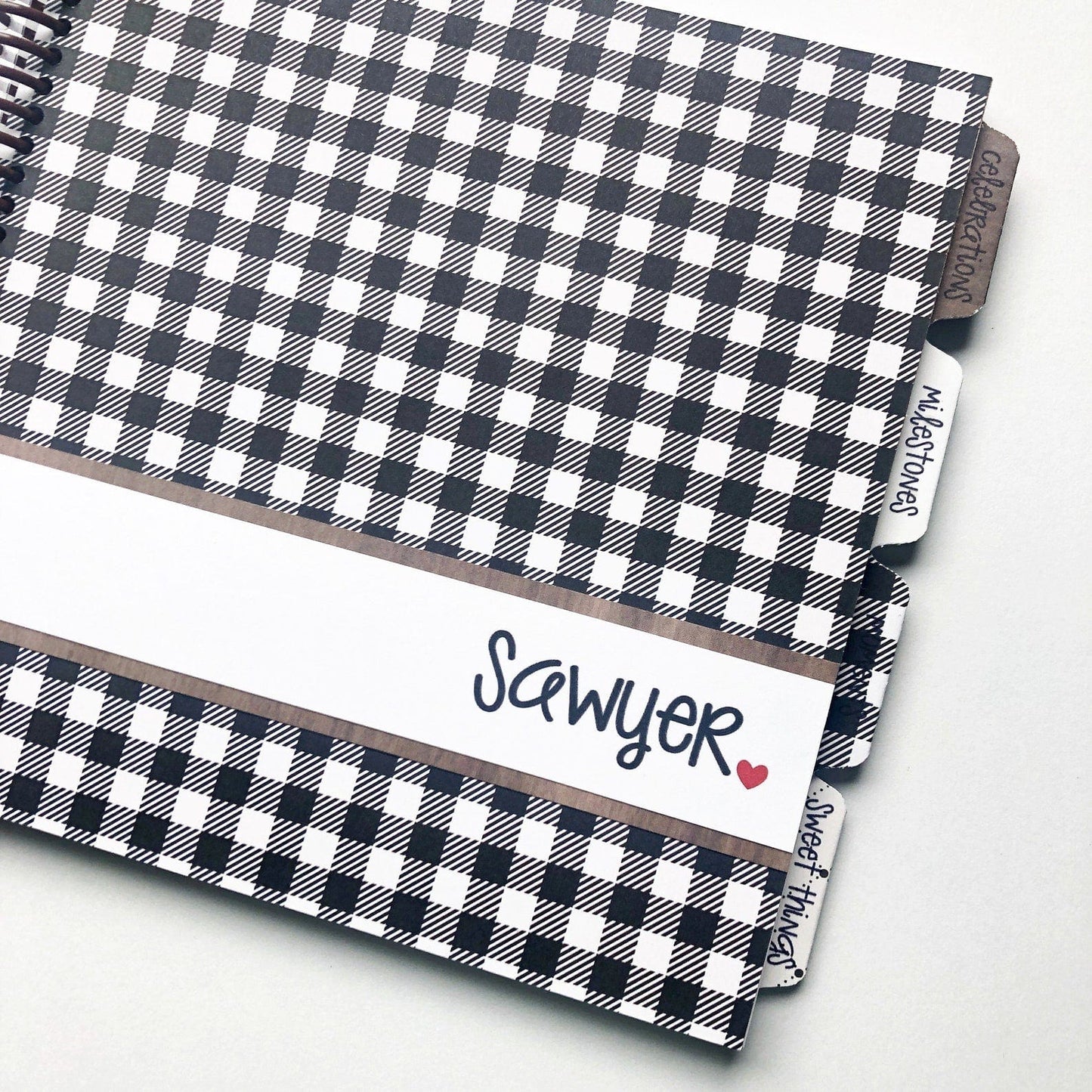 Buffalo Check Baby Book