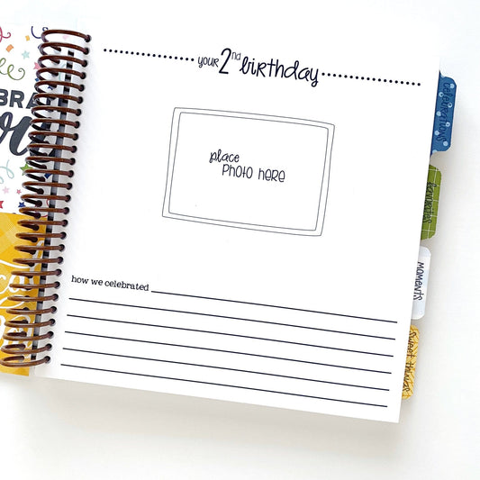 Birthday Memory Book