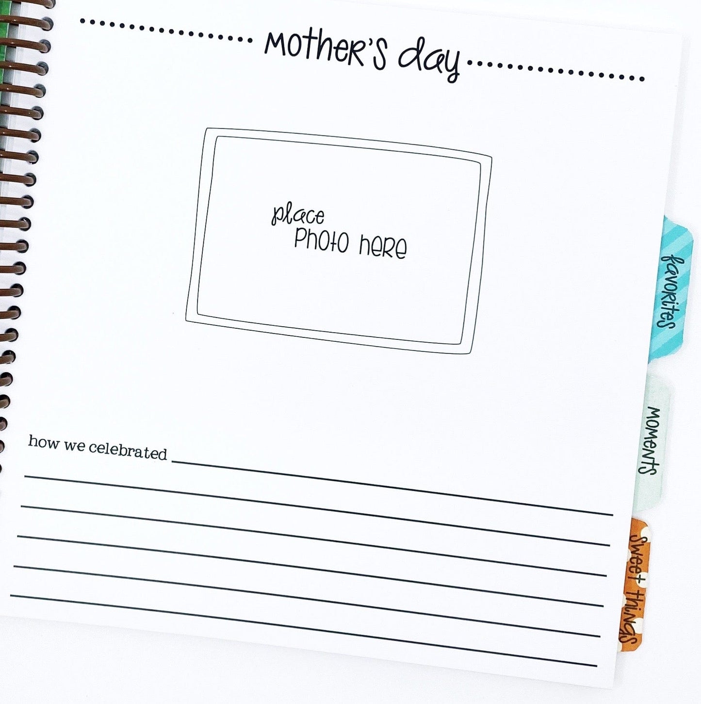 birthday memory book for boy