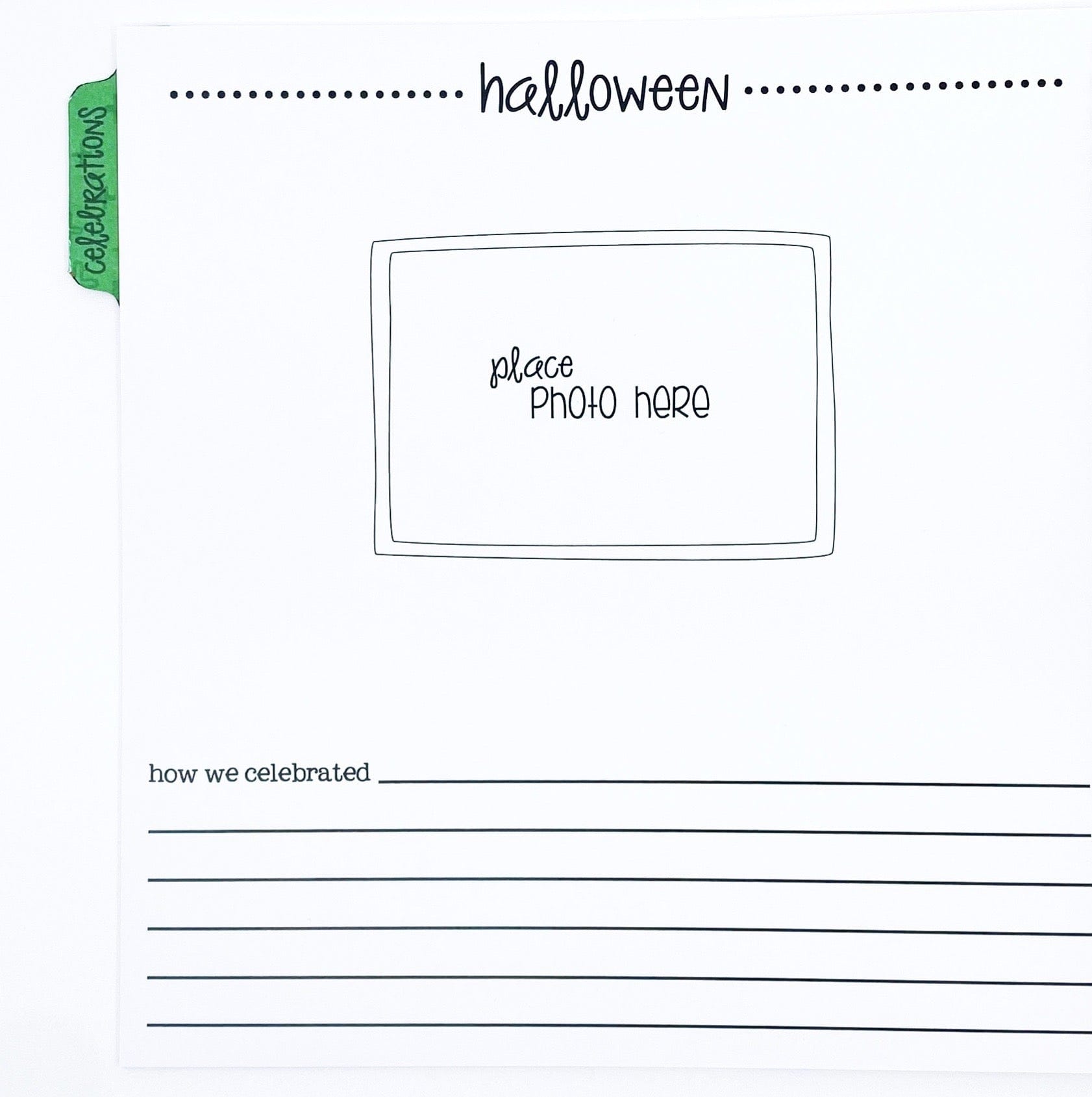 birthday memory book for boy