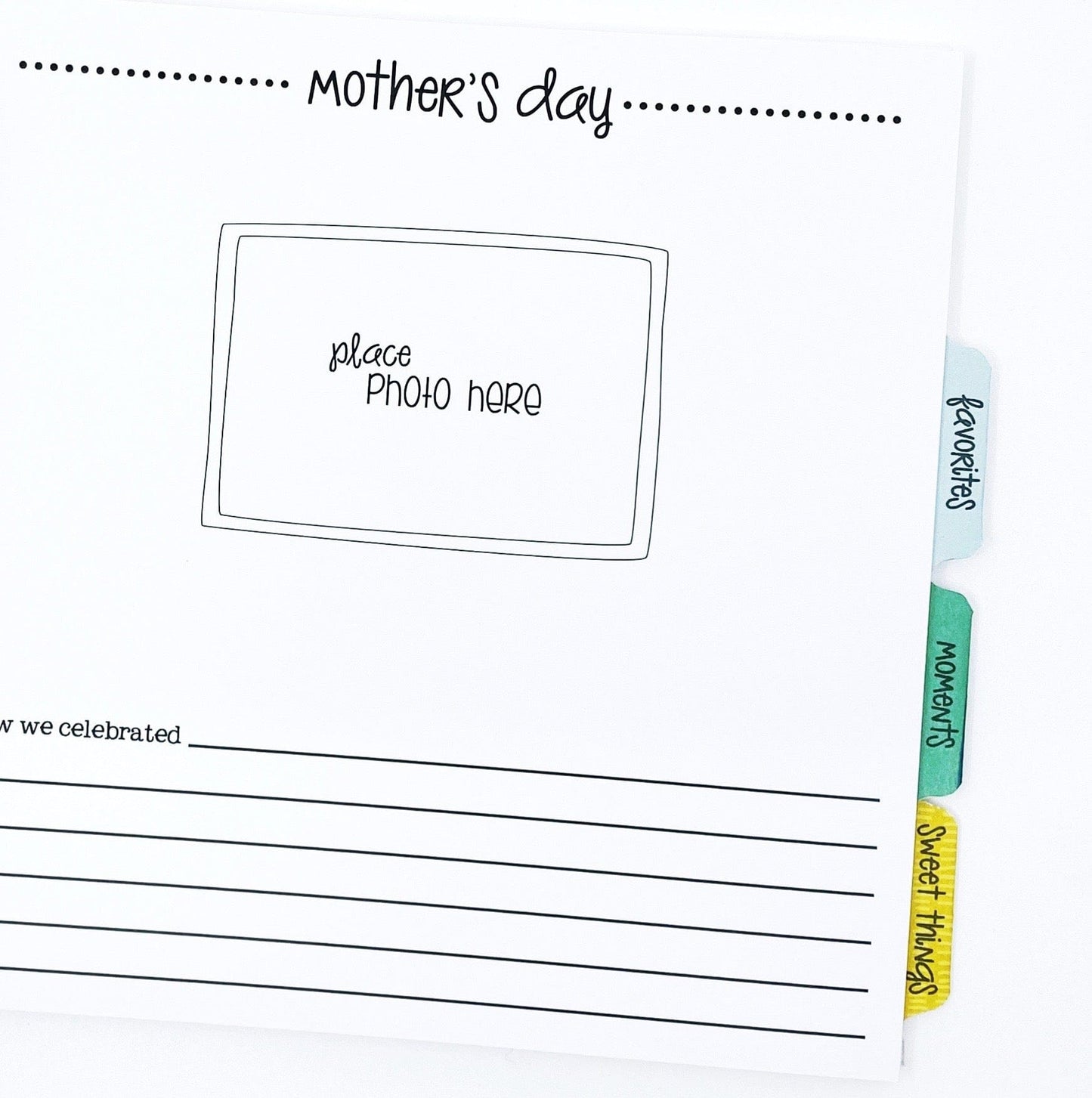 birthday memory book for girl
