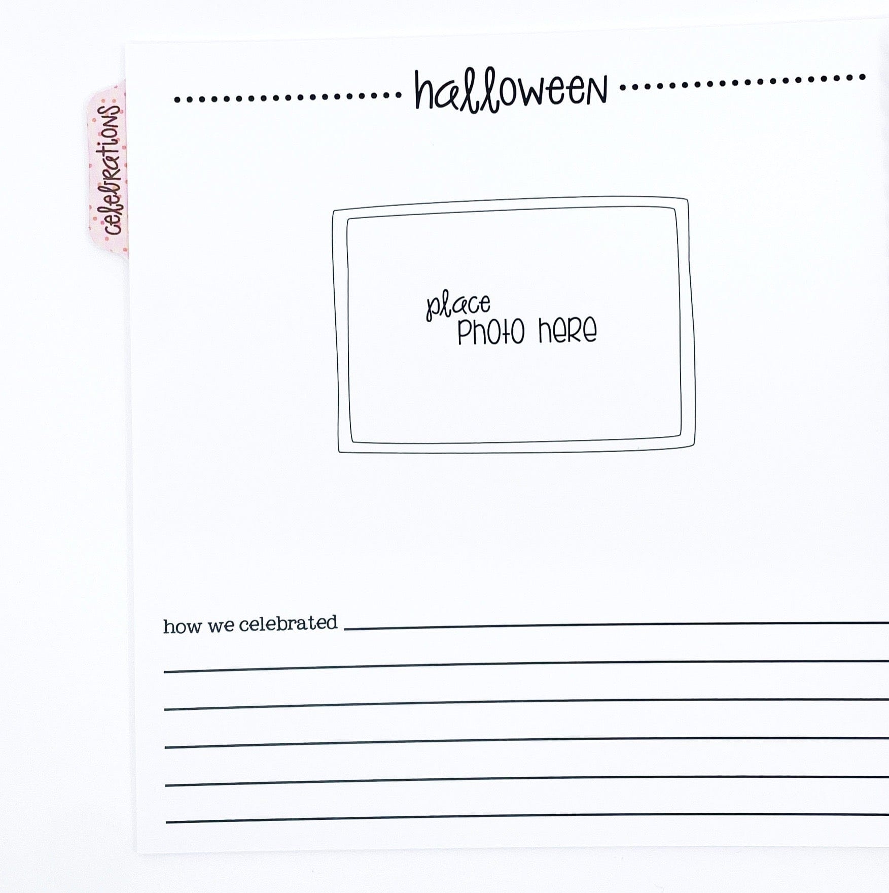 birthday memory book for girl