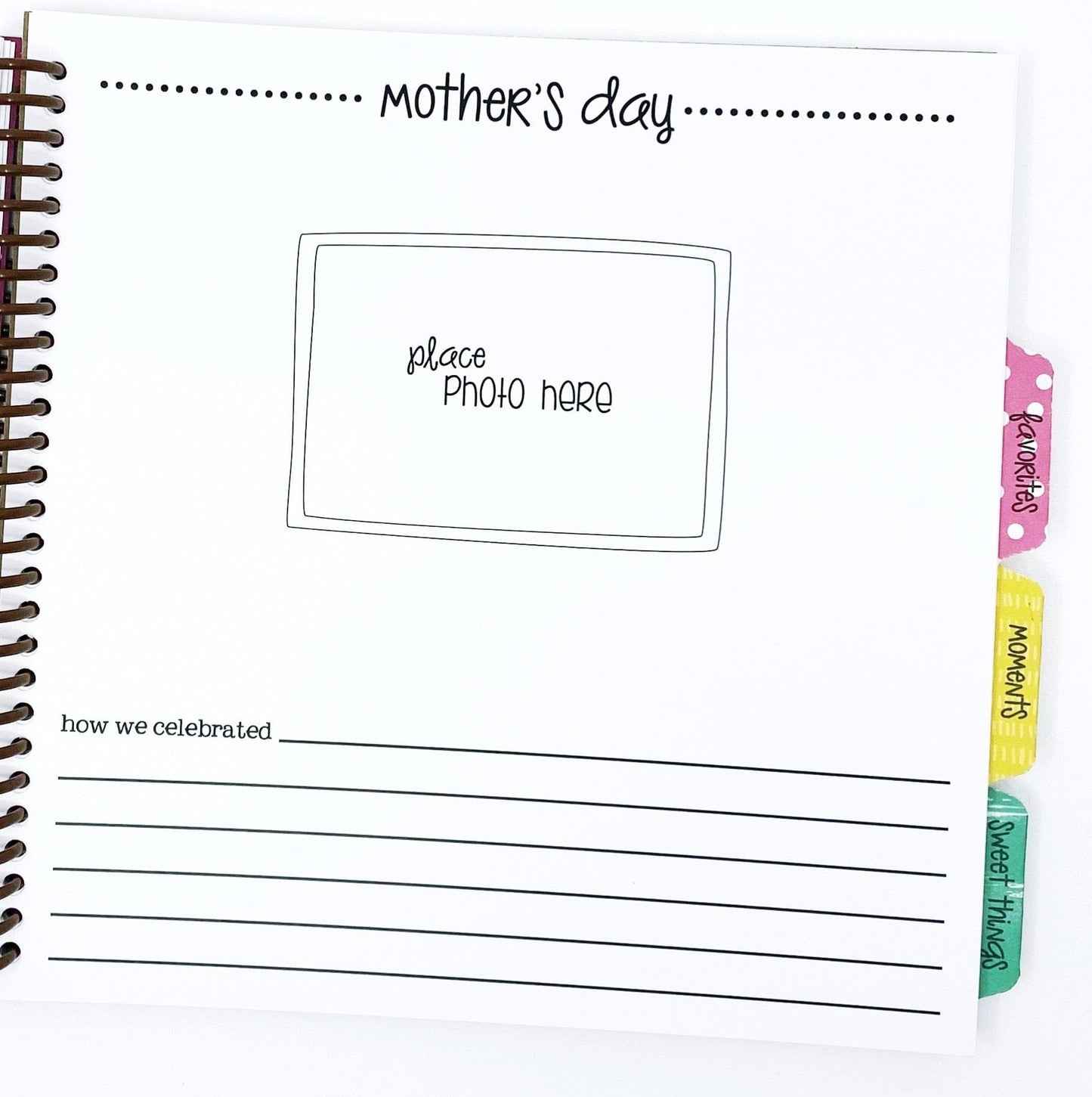 birthday memory book for girl