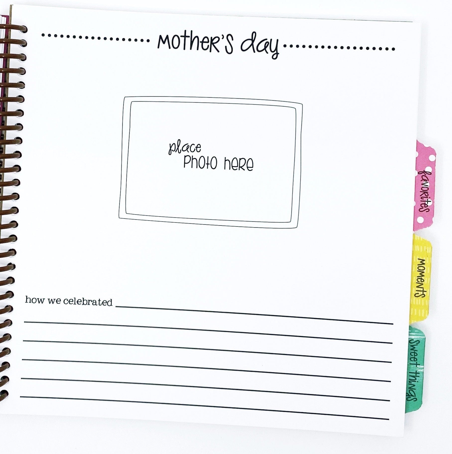 birthday memory book for girl
