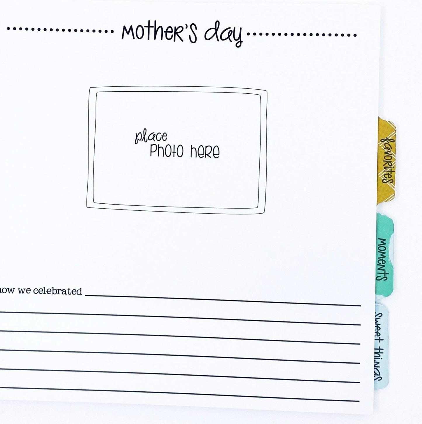 birthday memory book for girl