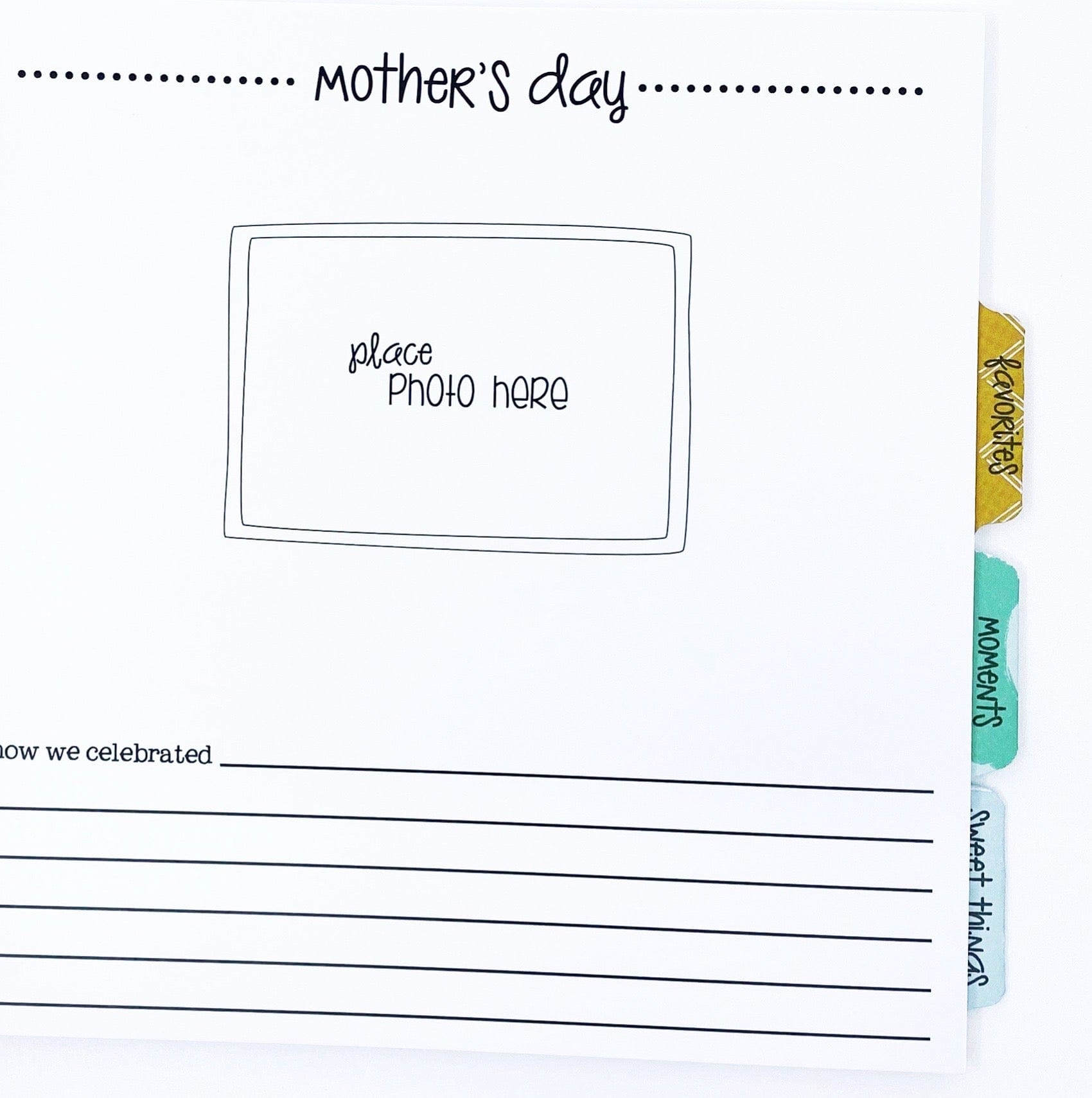 birthday memory book for girl