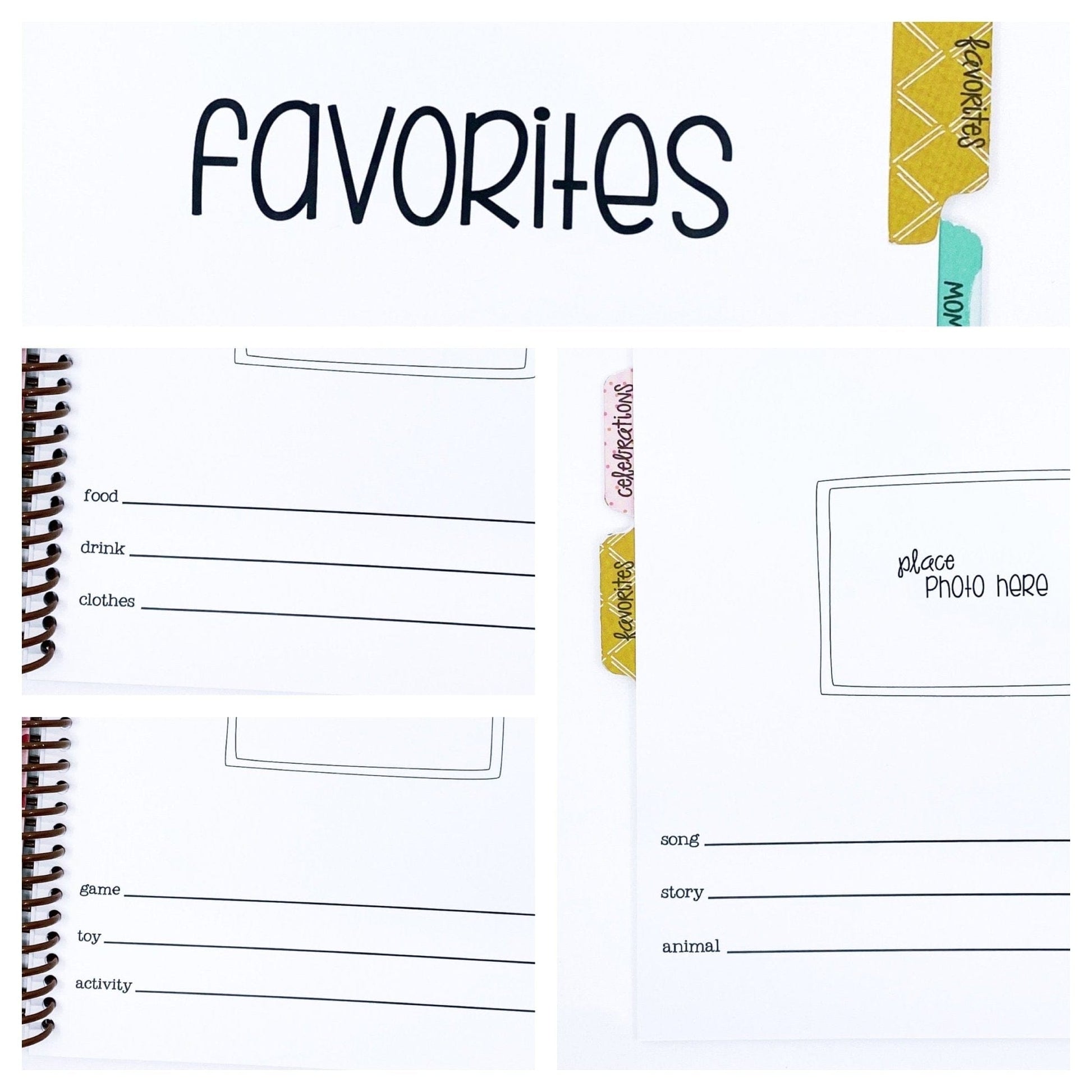 birthday memory book for girl