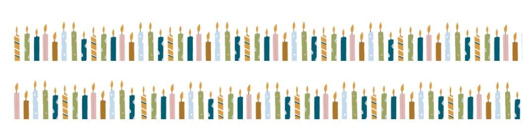Birthday Candles Washi Tape