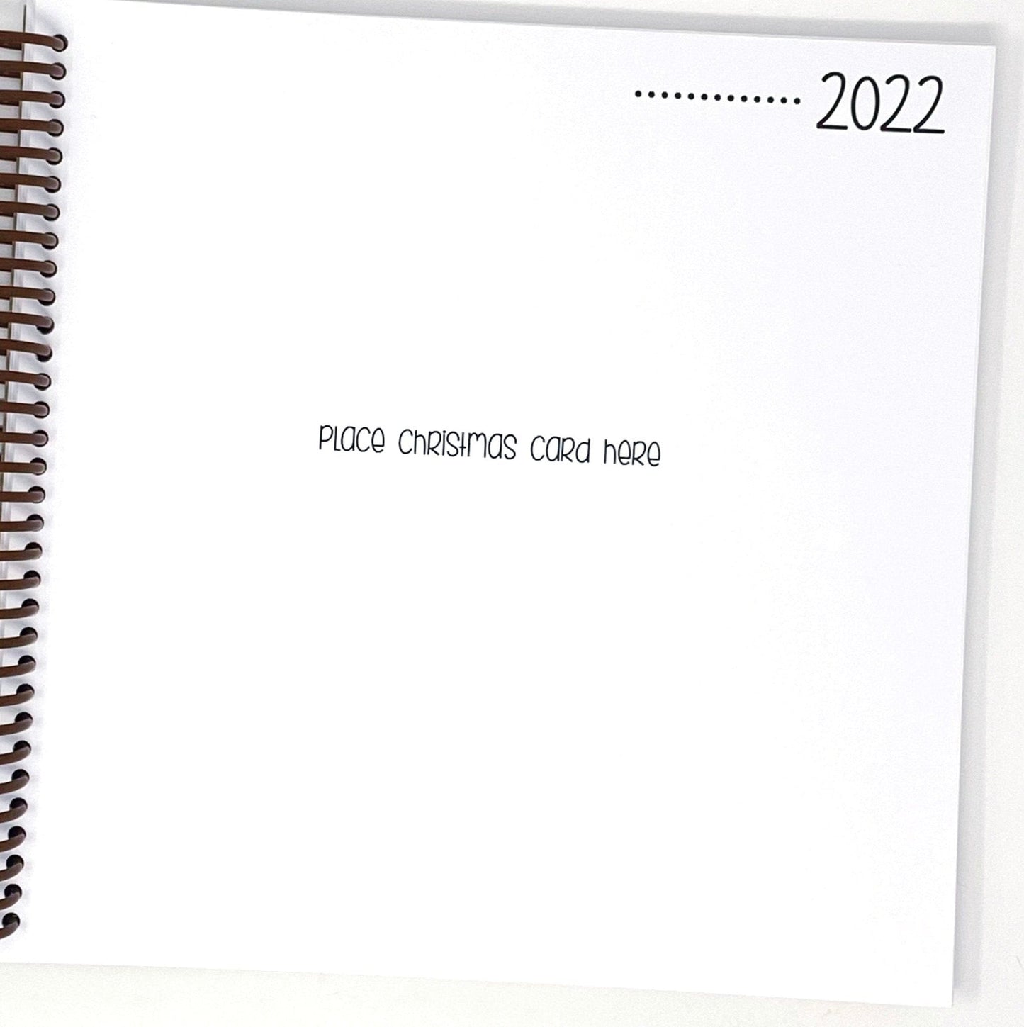 Christmas Card Journal
