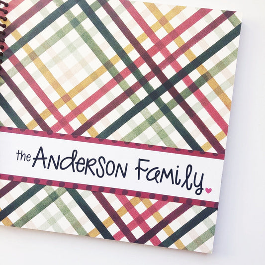 Christmas Card Journal
