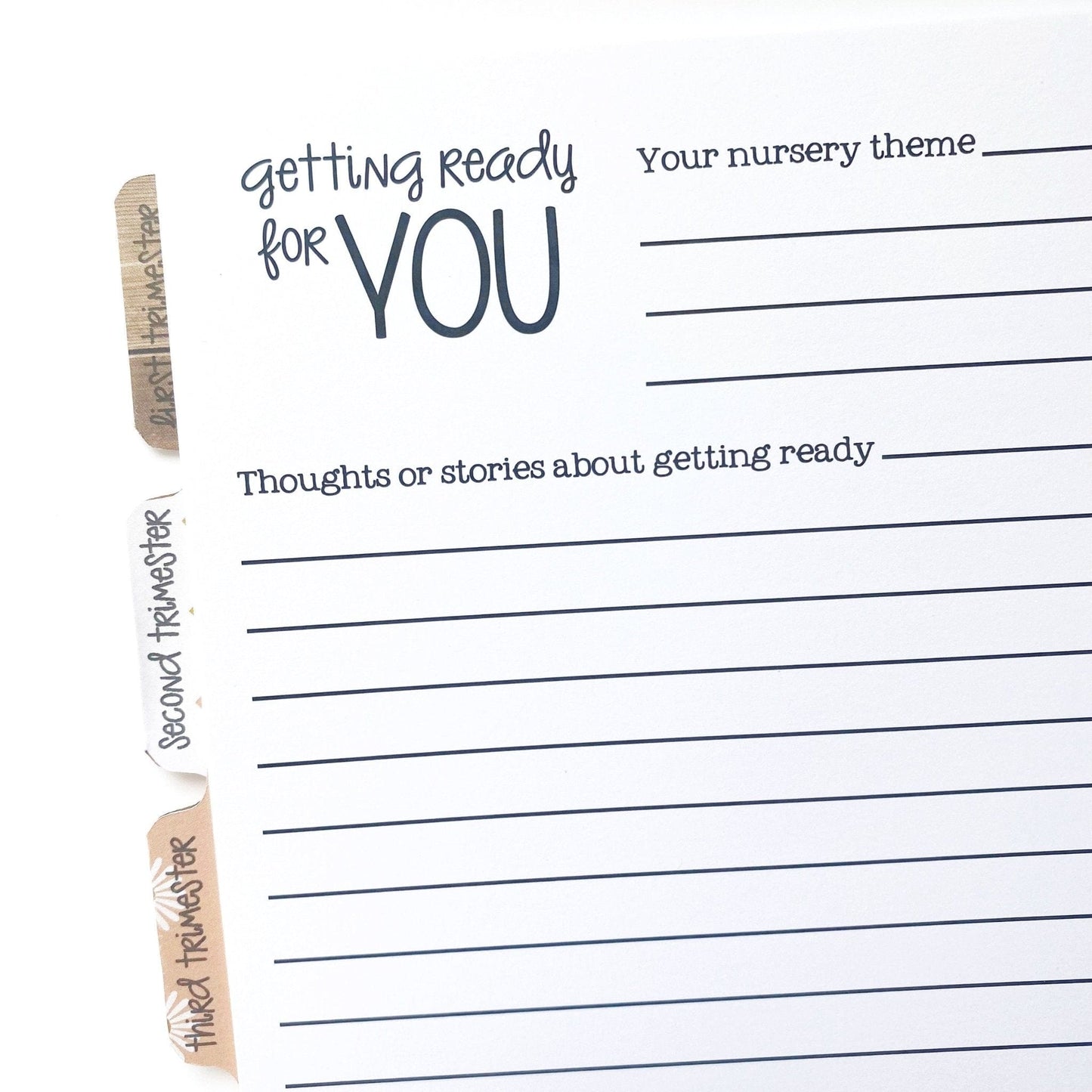 cute pregnancy journal