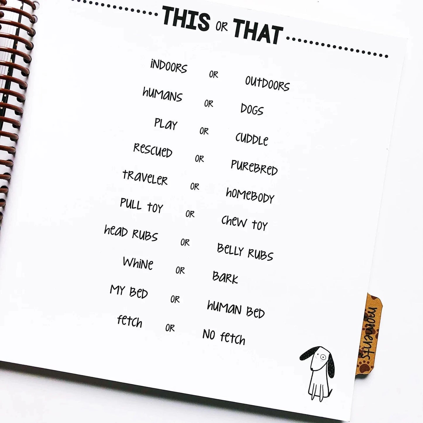 puppy memory book