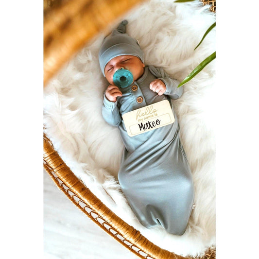 Newborn Birth Announcement Sign