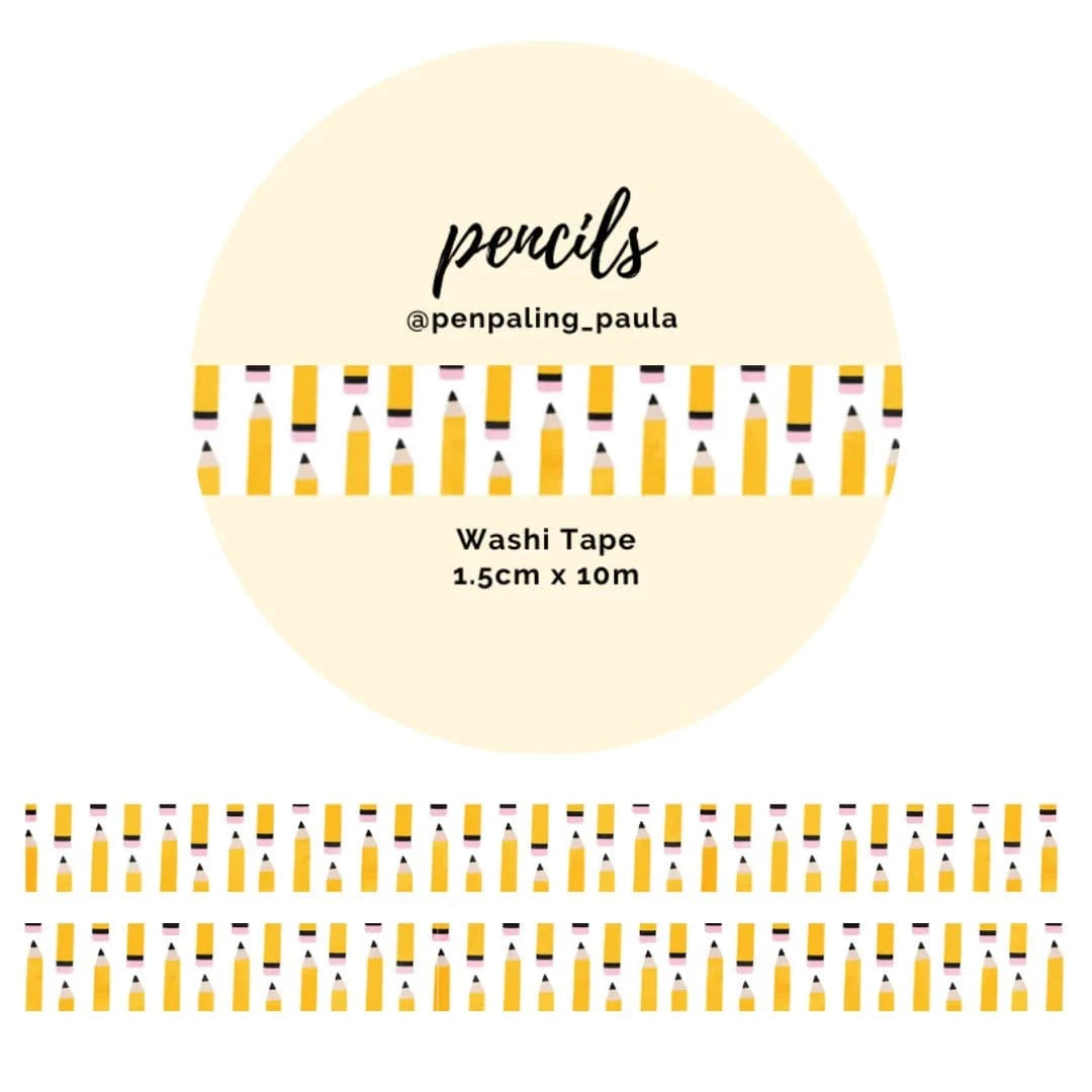 Pencils Washi Tape