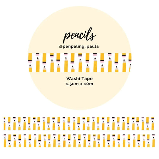 Pencils Washi Tape