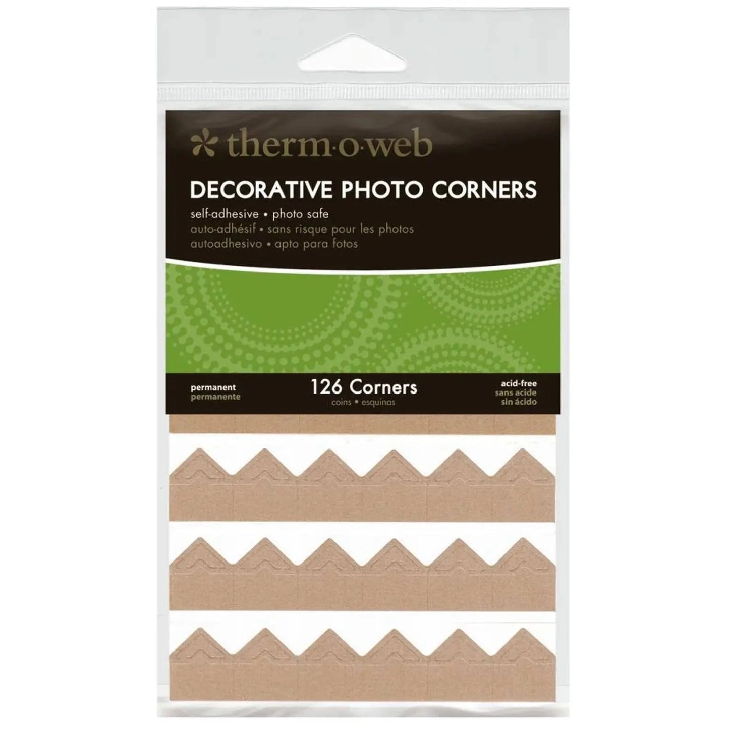 kraft photo corners