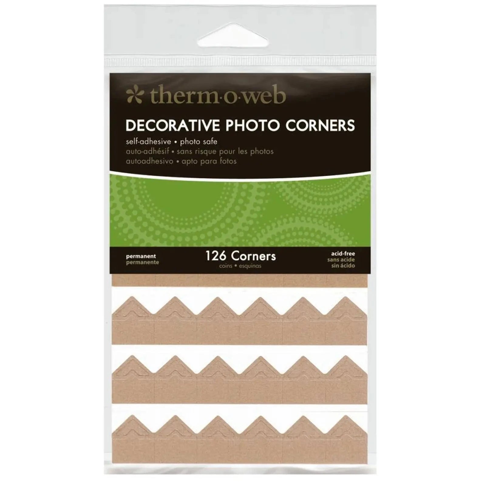 kraft photo corners