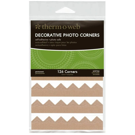 kraft photo corners