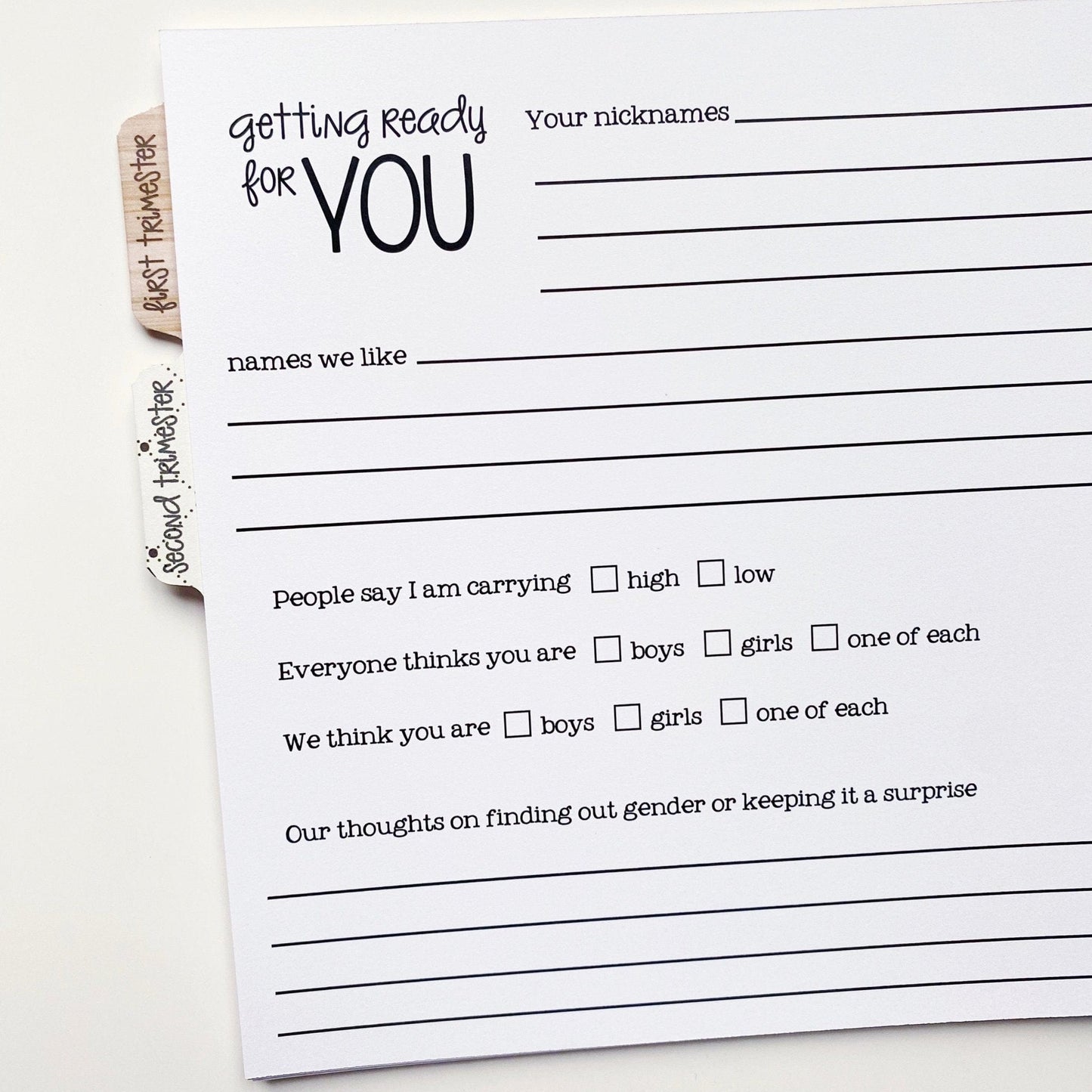 best twin pregnancy journal