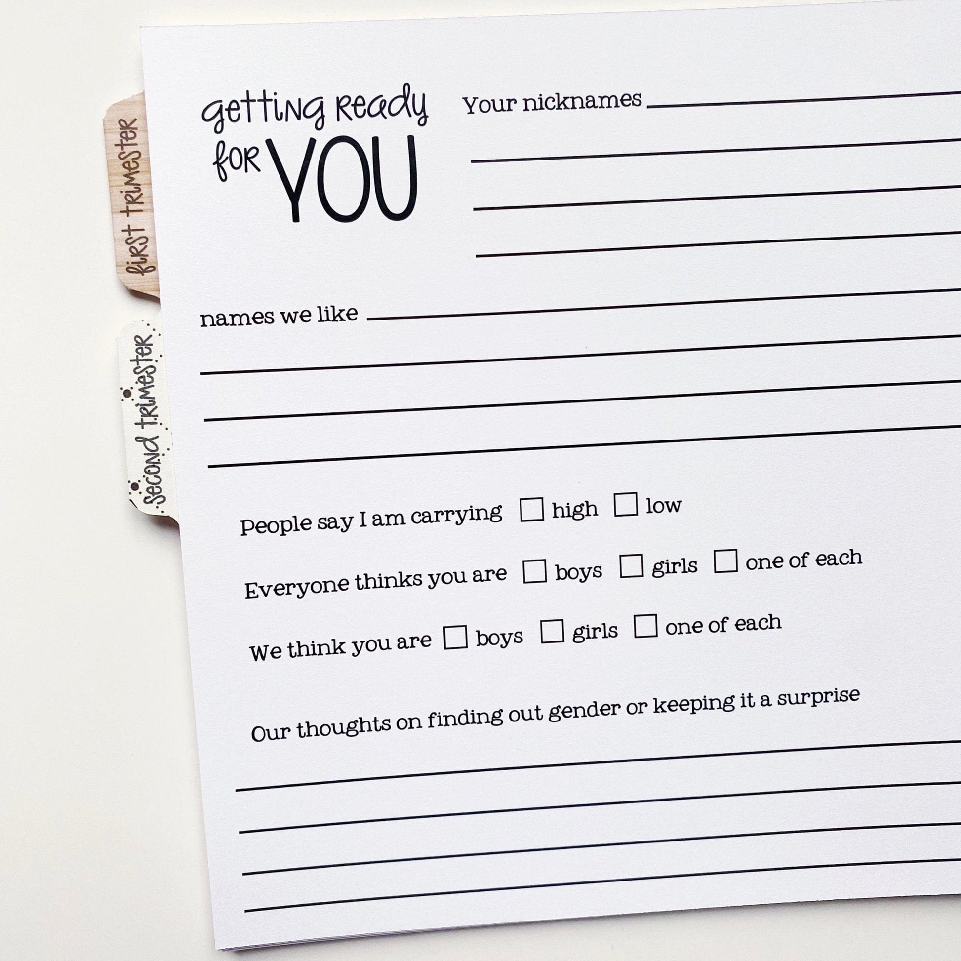 best twin pregnancy journal