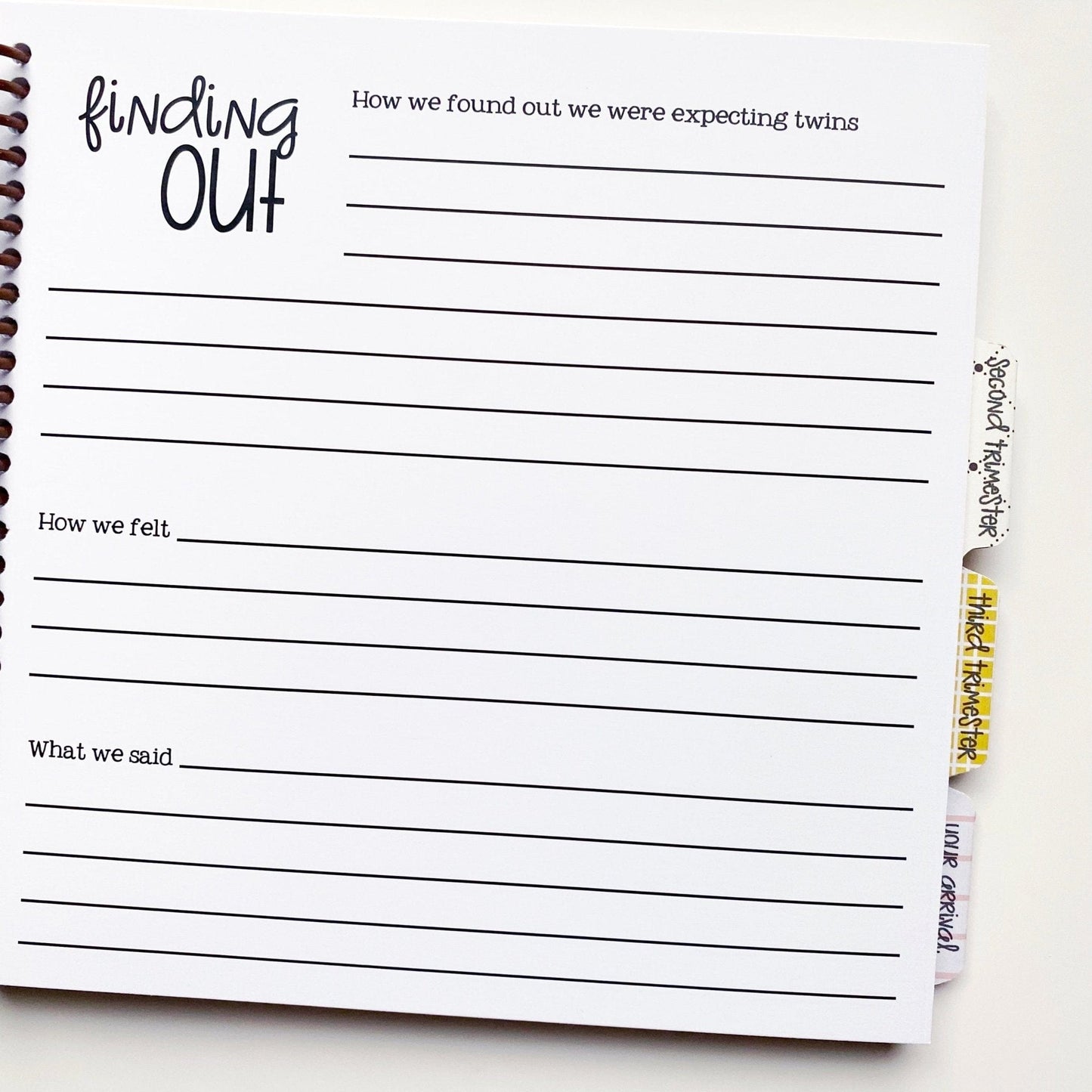 best twin pregnancy journal