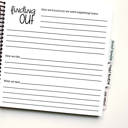 twin pregnancy journal