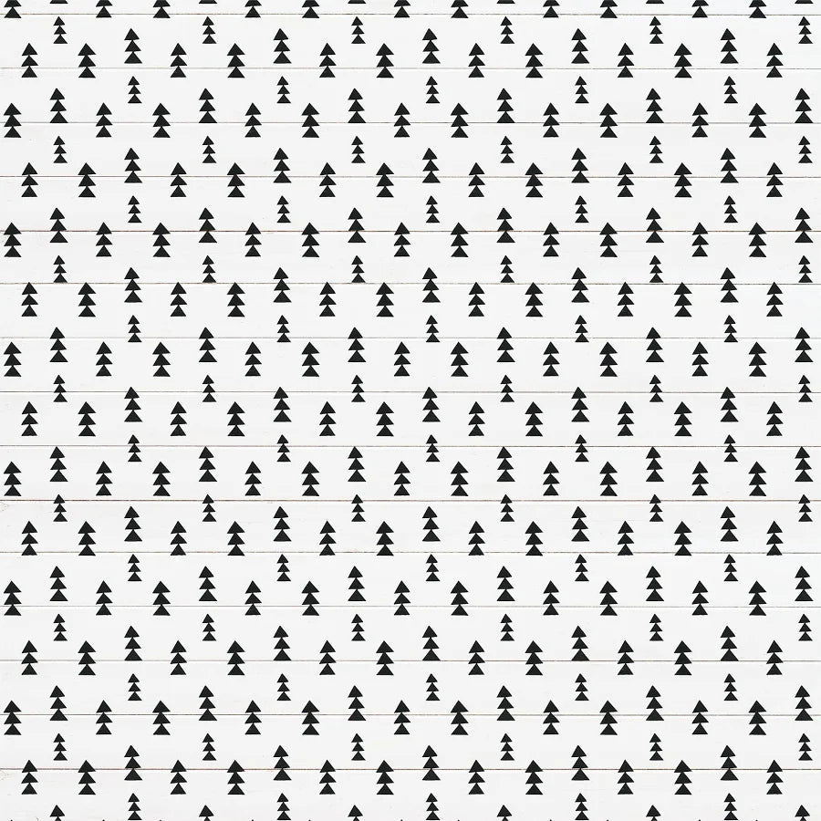 black and white tree pattern 