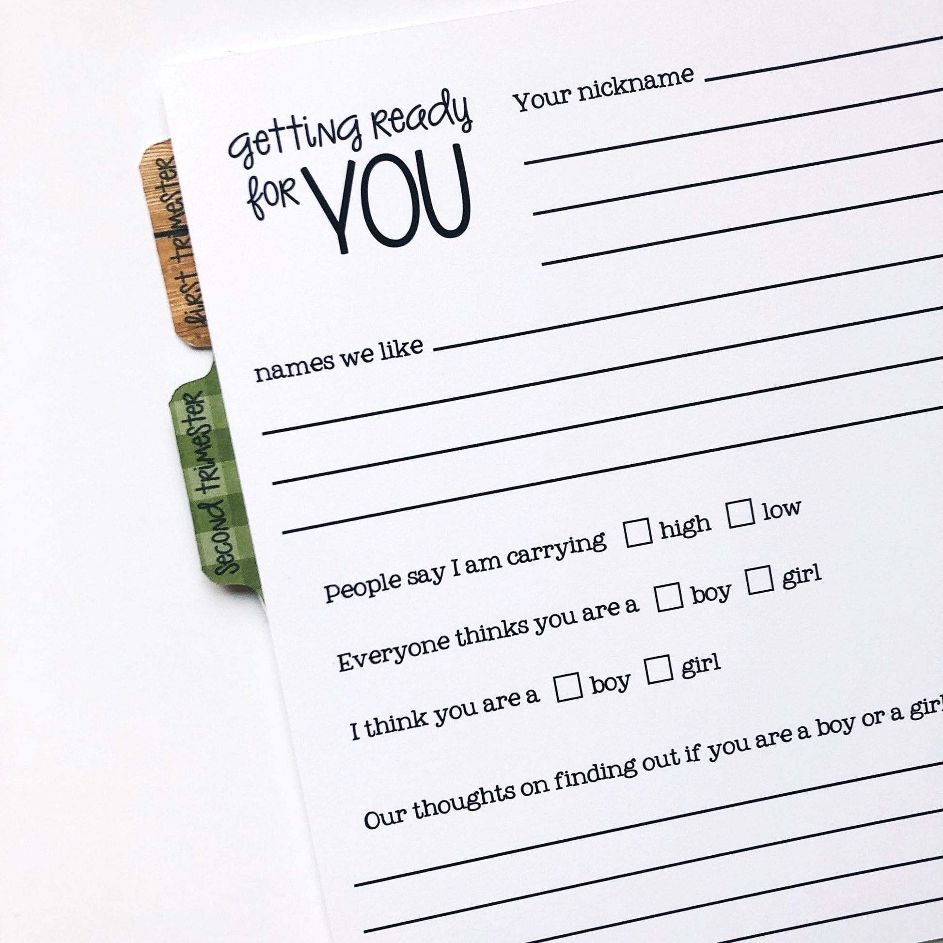 Pregnancy Journal | Pregnancy Gift – spunkandlove