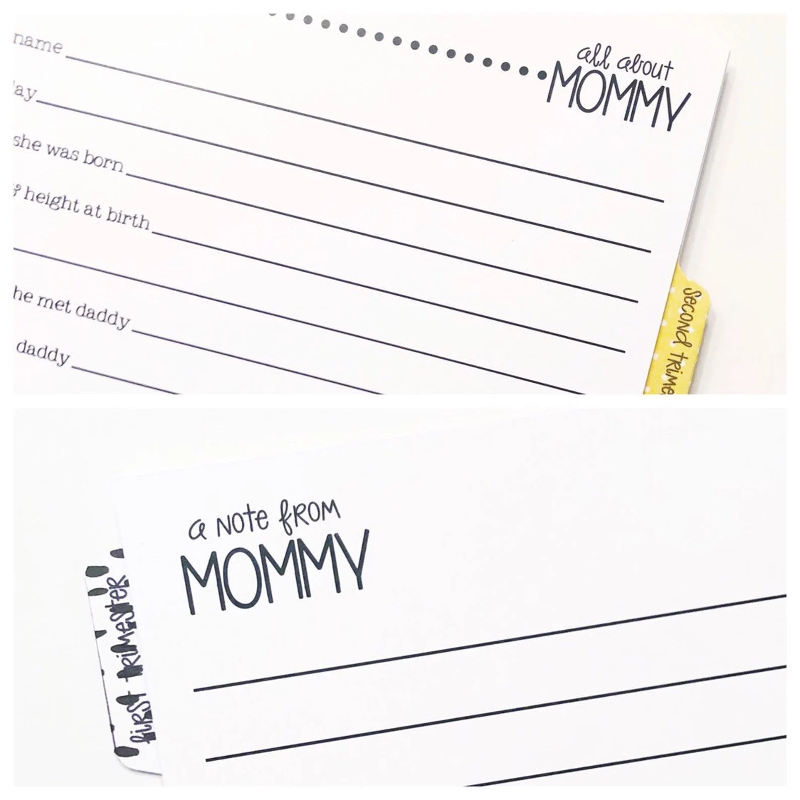 pregnancy journal for single mom